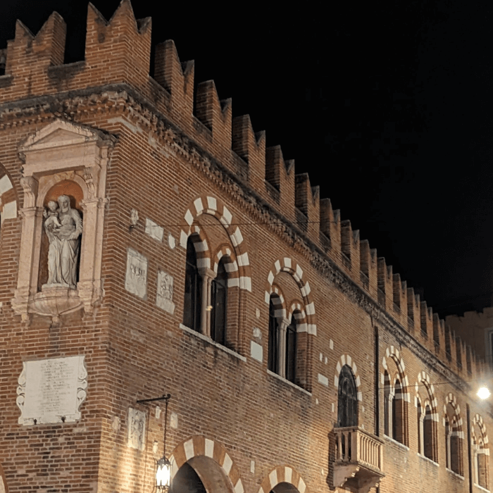 Nachtwanderung in Verona