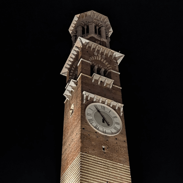 Nachtwanderung in Verona